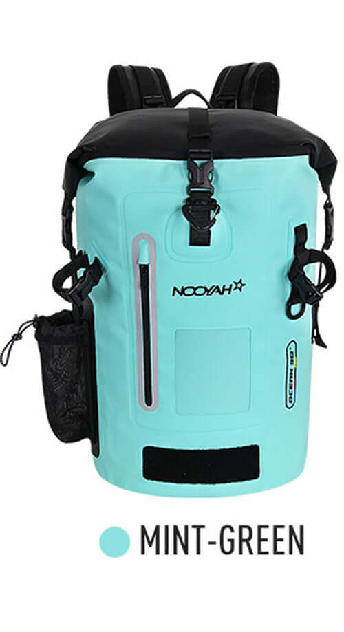 NNEDSZ NOOYAH IPX8 Waterproof Bike Cycle Outdoor Sports Backpack Double-Layer Waterproof Bag MINT GREEN-4