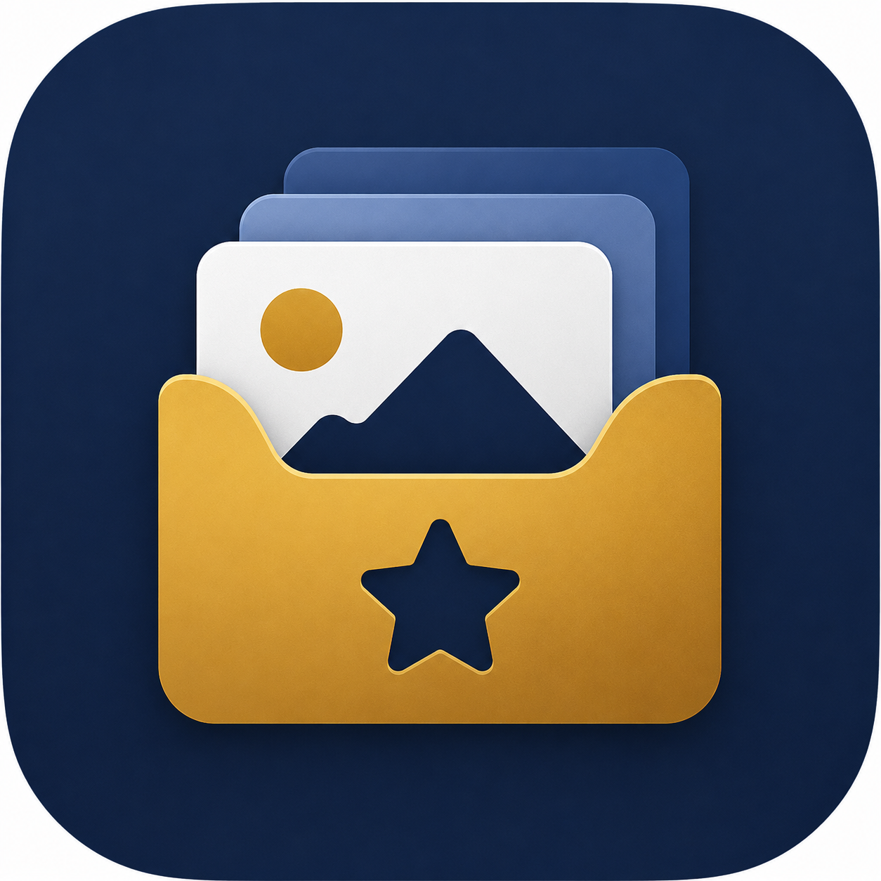 Translation missing: en.Icon representing digital applications for smart devices featuring images in a folder: Apps