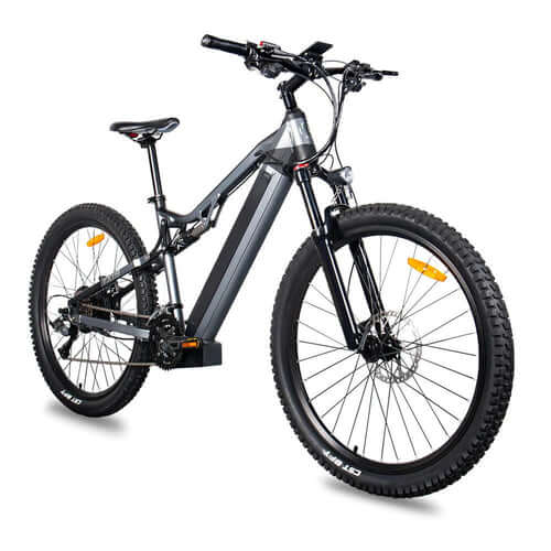 Siroock eMTB Electric Mountain Bike with a sleek design and rugged tires for off-road adventures.
