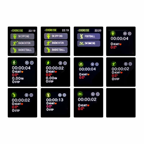 Lifestyle Heart Rate Monitor Smart Watch