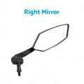Bicycle Handlebar Rearview Mirrors Rectangle Back Mirror Suitable For Bike & Cycle-0