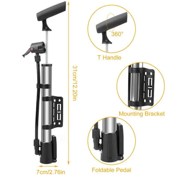 Portable Bicycle Tire Inflator