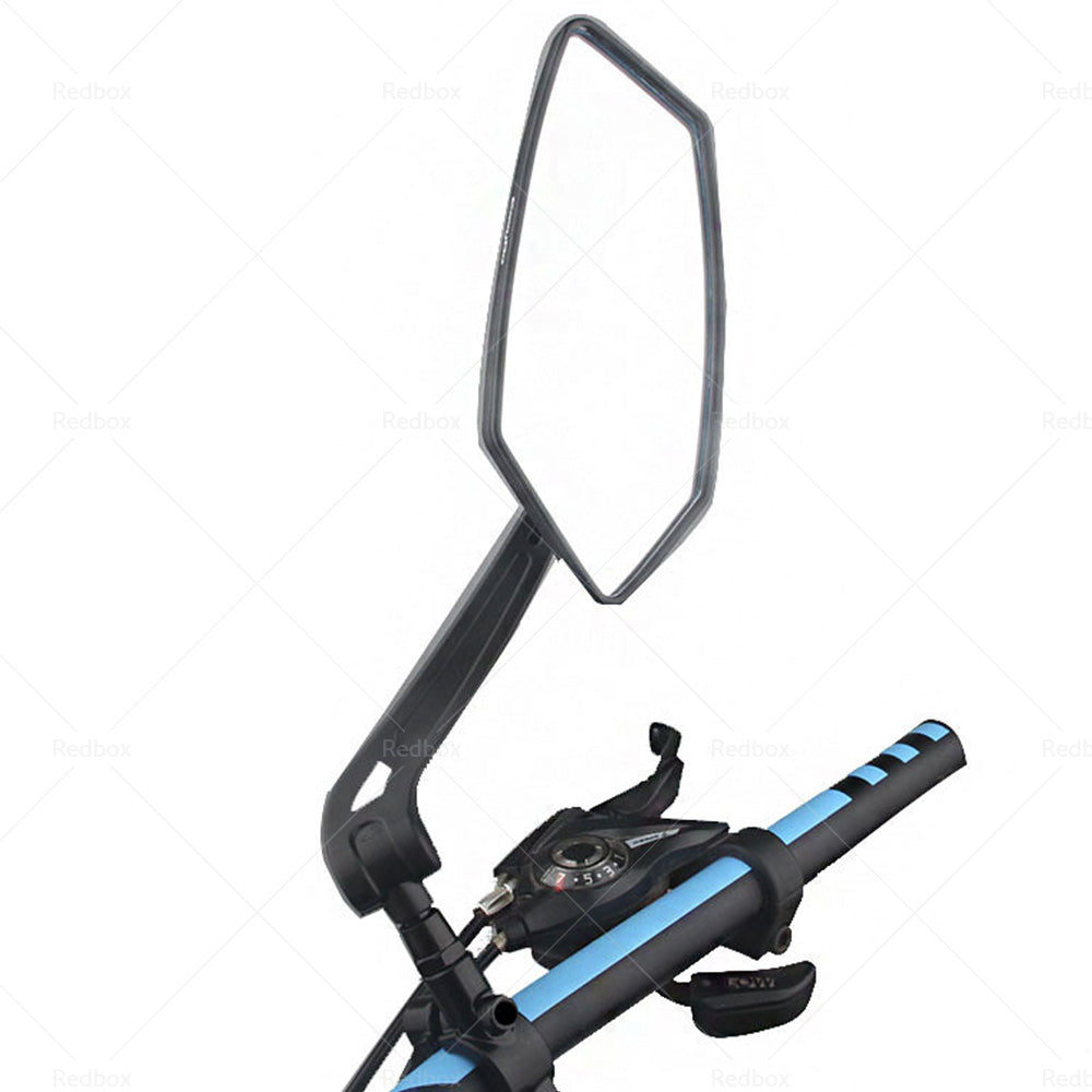 Bicycle Handlebar Rearview Mirrors Rectangle Back Mirror Suitable For Bike & Cycle-3