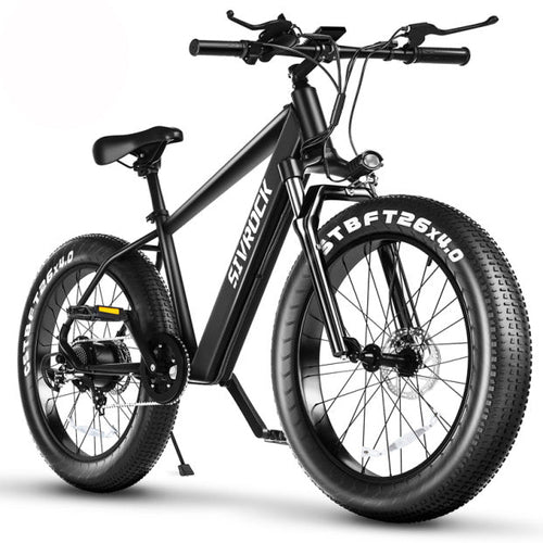 SIVROCK V1 Shimano electric bike with 26 x 4 inches tires and powerful 1000W motor.