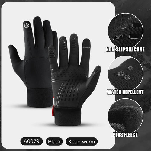 Waterproof Winter Touch Screen Bicycle Gloves