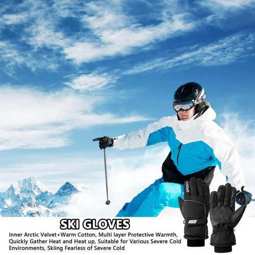 Winter Waterproof Bicycle Gloves