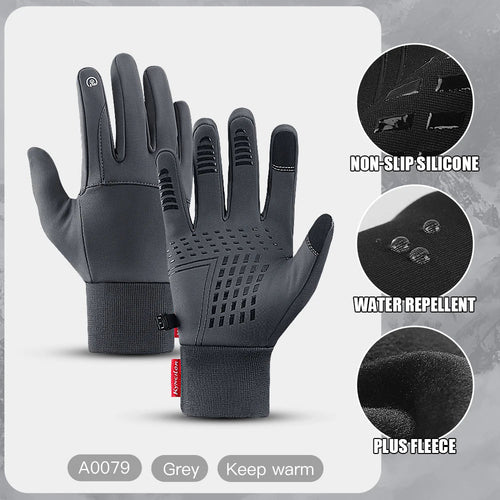 Waterproof Winter Touch Screen Bicycle Gloves