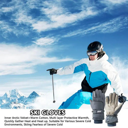 Winter Waterproof Bicycle Gloves