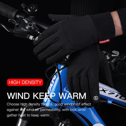 Waterproof Winter Touch Screen Bicycle Gloves