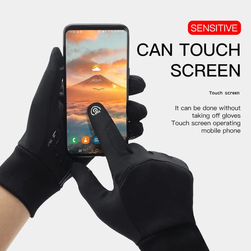 Waterproof Winter Touch Screen Bicycle Gloves