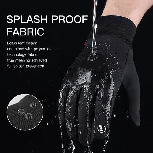 Waterproof Winter Touch Screen Bicycle Gloves