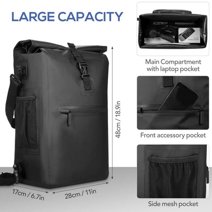 Outdoor Waterproof Bike Bag 3-in-1 MTB Bicycle Rear Rack-3