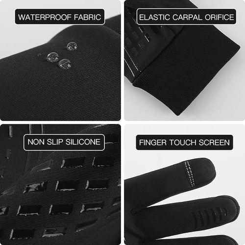 Waterproof Winter Touch Screen Bicycle Gloves