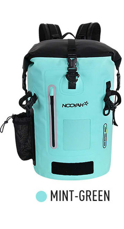 NNEDSZ NOOYAH IPX8 Waterproof Bike Cycle Outdoor Sports Backpack Double-Layer Waterproof Bag  MINT GREEN-4