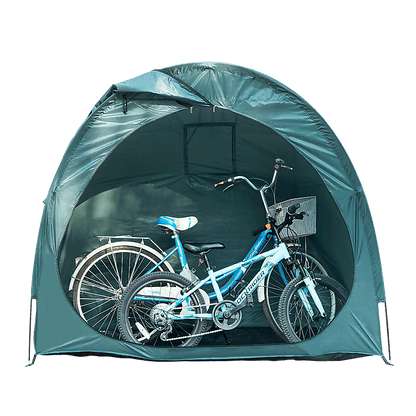 NNEDSZ Bicycle Shelter Outdoor Bike Cave Garden Bike Storage Shed Tent Travel-0