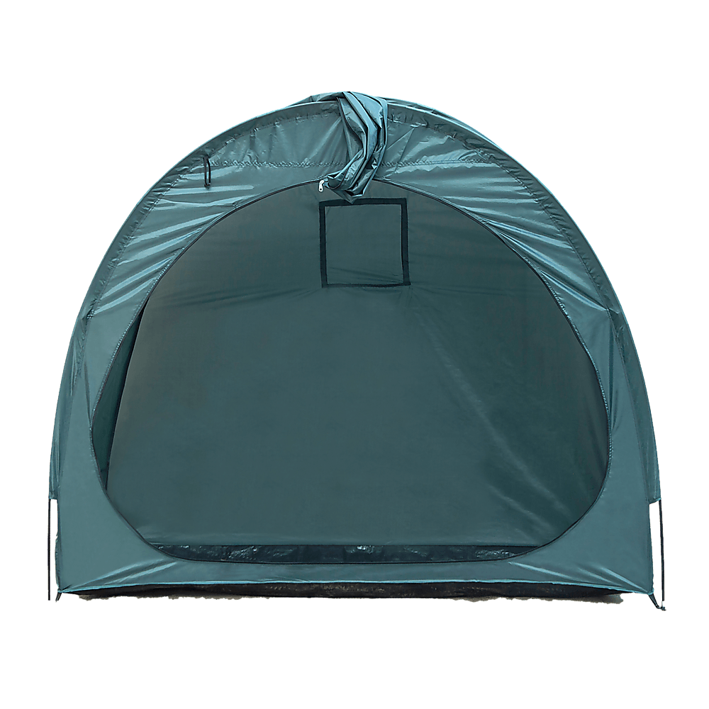 NNEDSZ Bicycle Shelter Outdoor Bike Cave Garden Bike Storage Shed Tent Travel-3