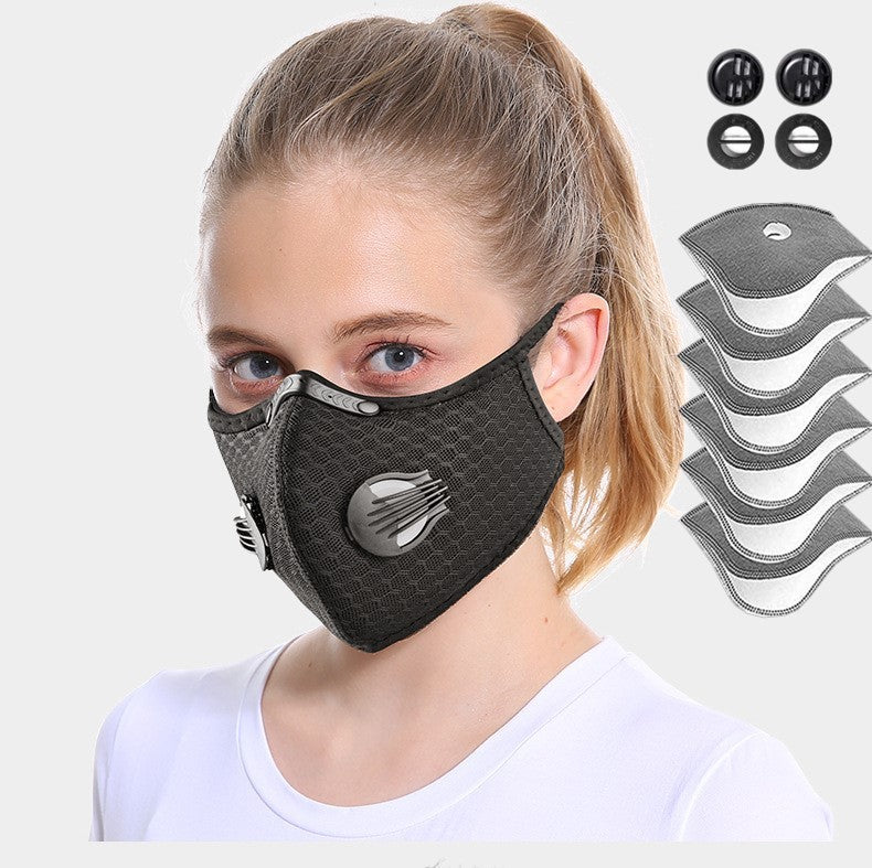 Activated Carbon Filter Bicycle Face Mask