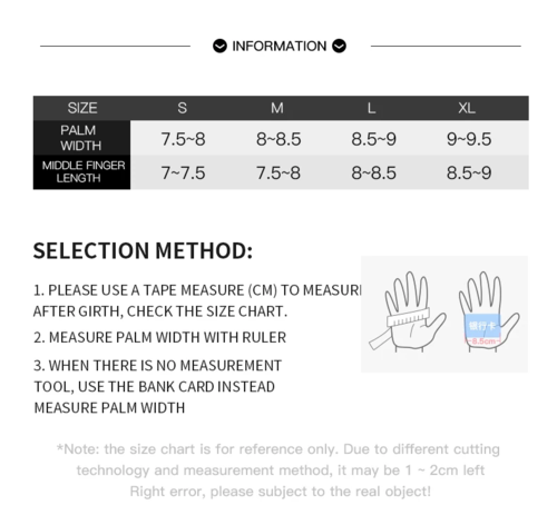 Winter Thermal Touch Screen Bicycle Gloves With Wrist Support